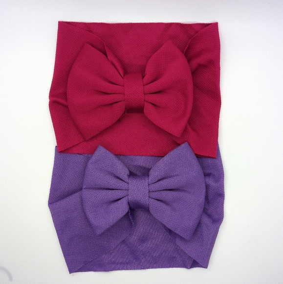 Baby girl head wrap bows - Picture 4 of 5